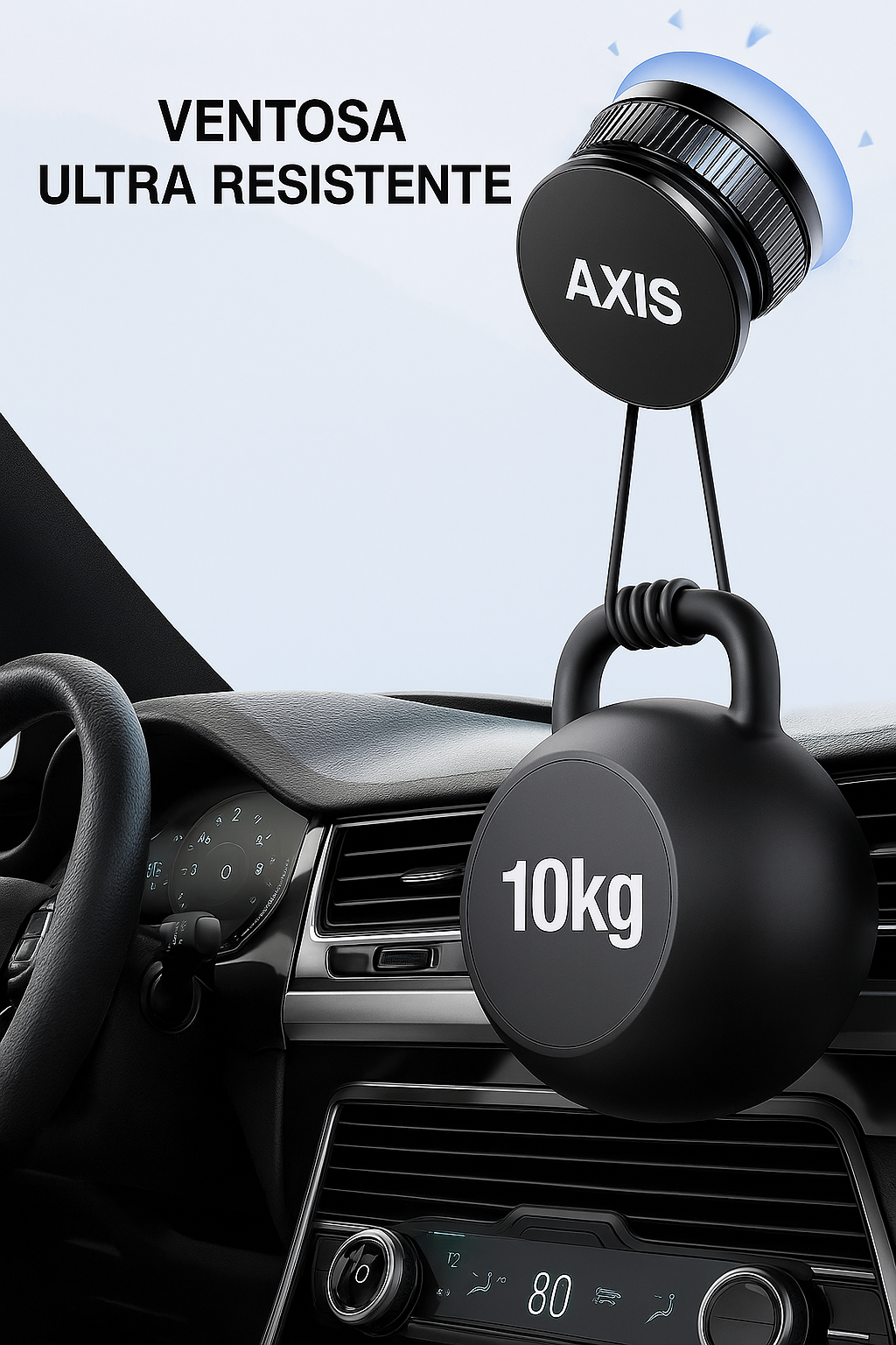 AXIS - Soporte para Celular con Ventosa y Magnético Ultra Reforzado