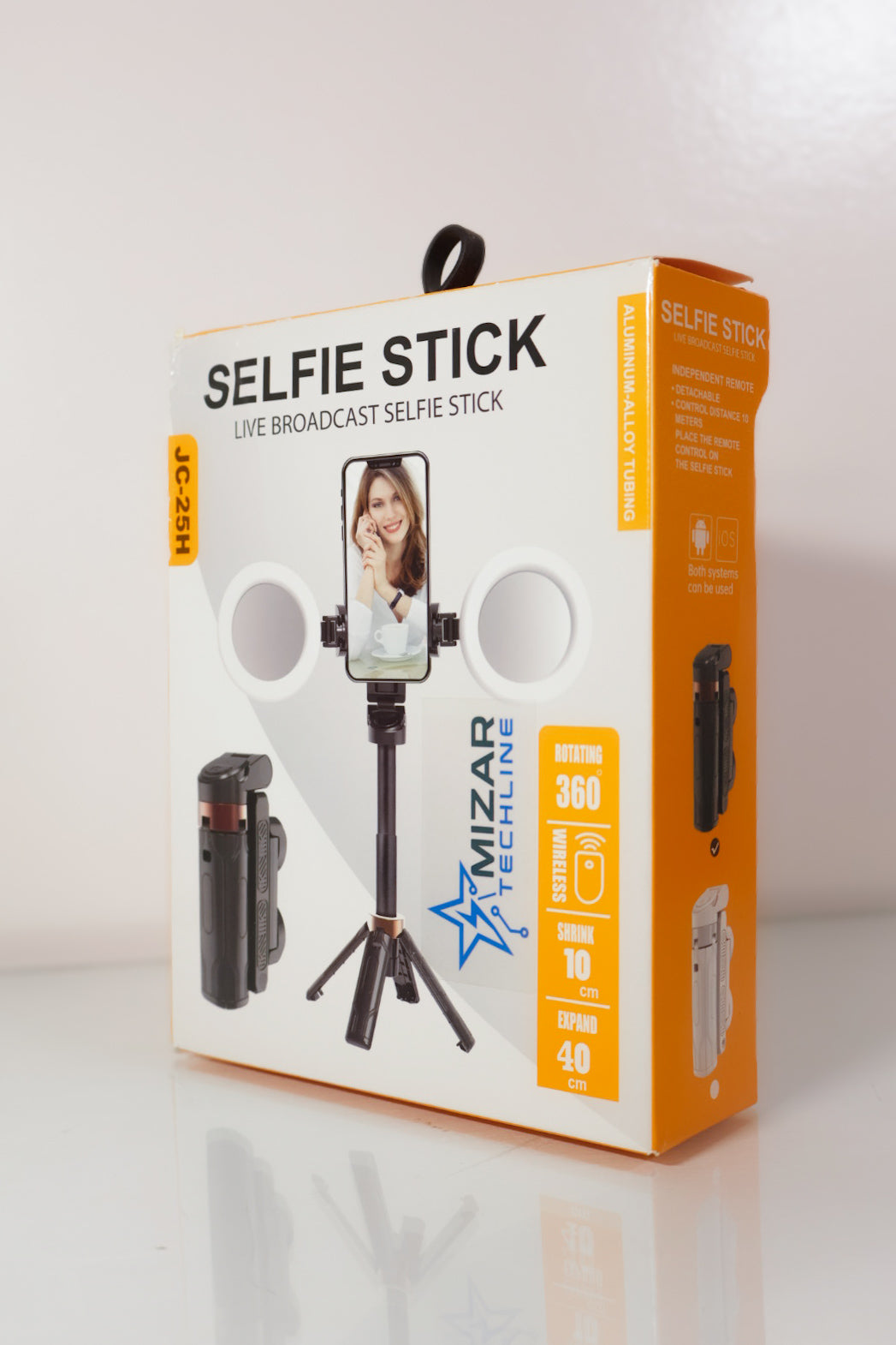 Miz-Stick - Selfie Stick Bluetooth Extensible con Trípode