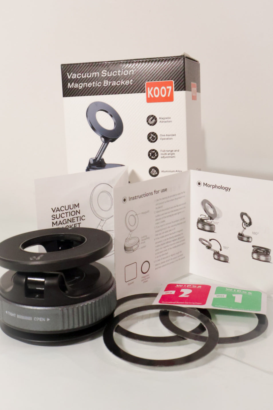 Soporte Magnético ORION para Celular – Rotación 360°