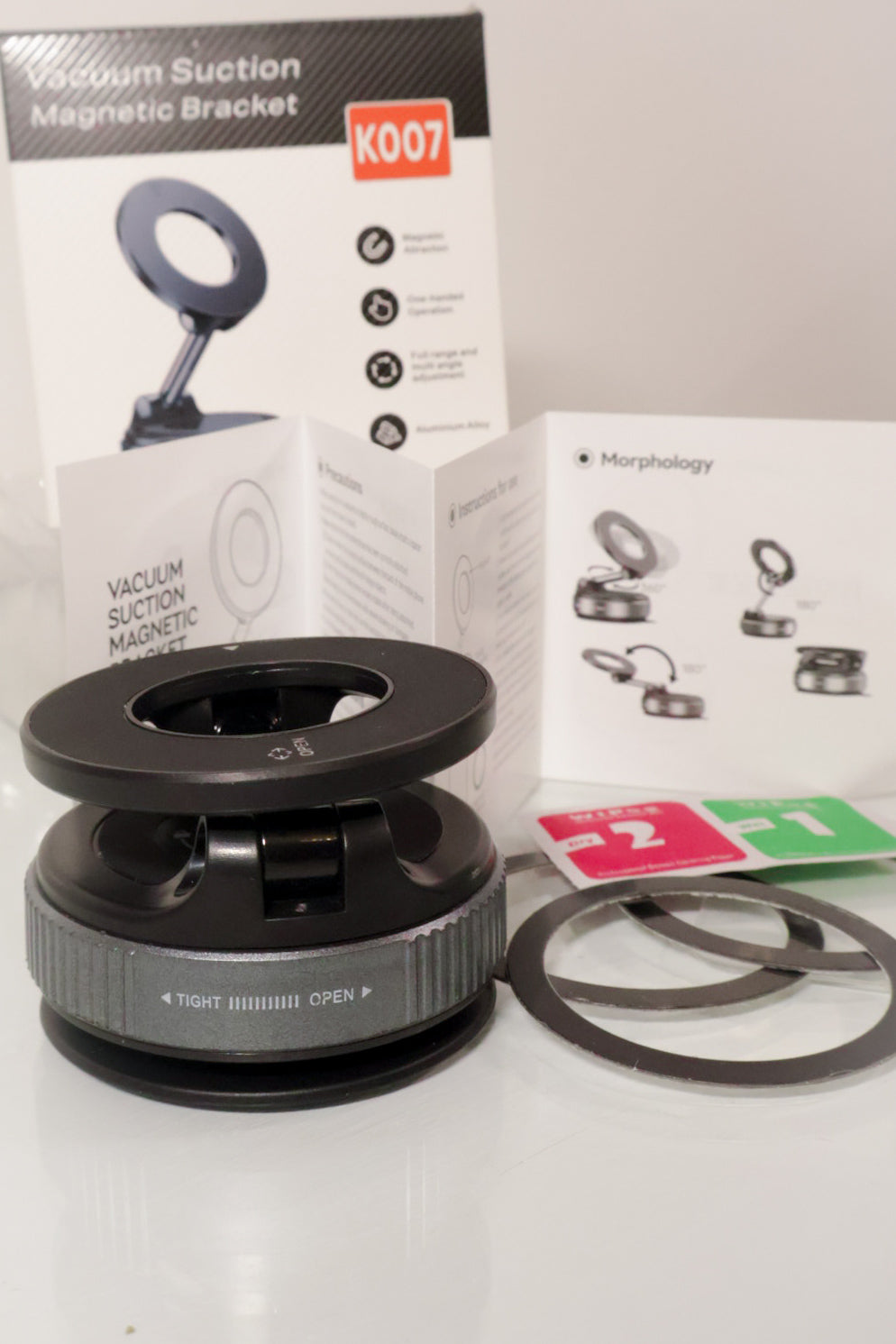 Soporte Magnético ORION para Celular – Rotación 360°