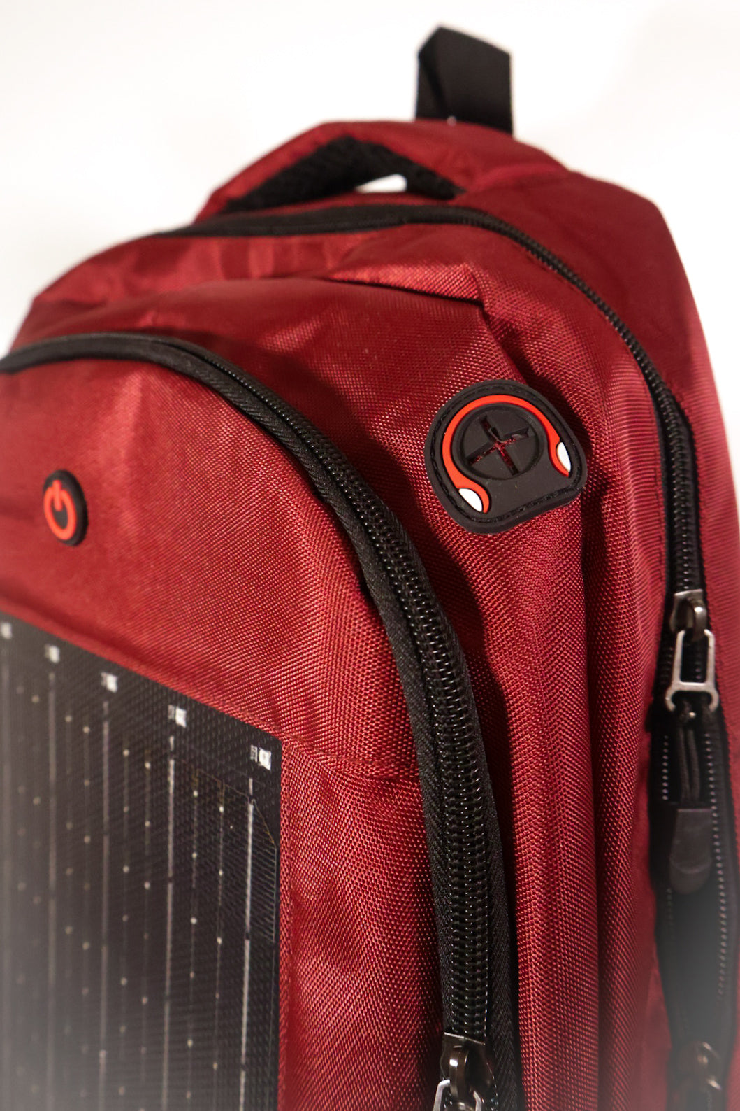 Mizar Sunpack - Mochila Solar con Panel USB y Luces LED