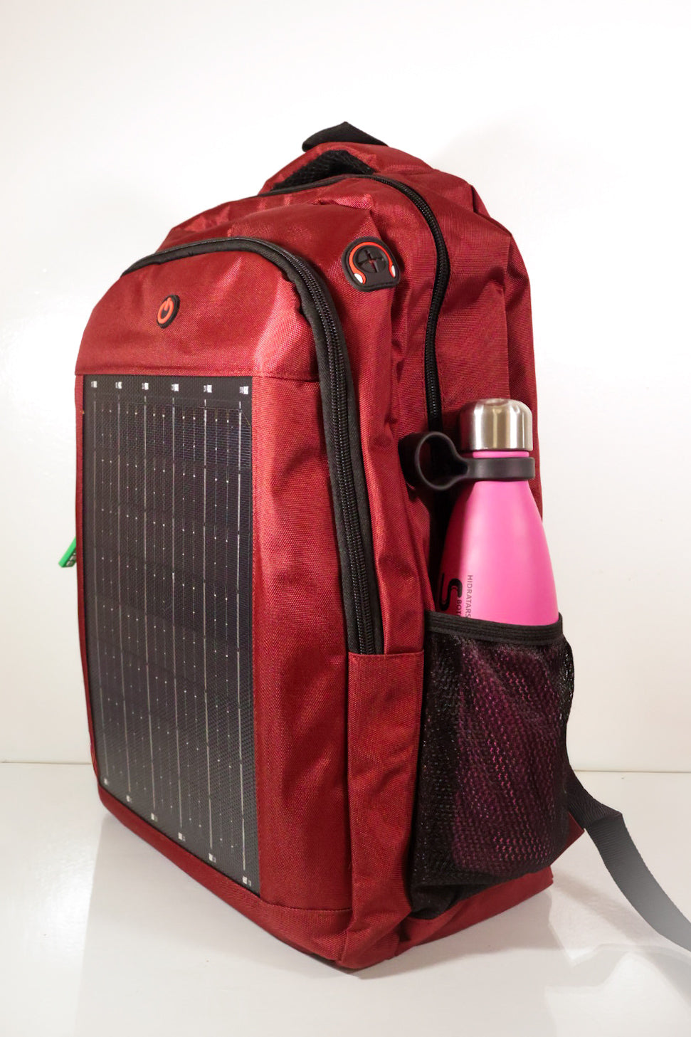 Mizar Sunpack - Mochila Solar con Panel USB y Luces LED