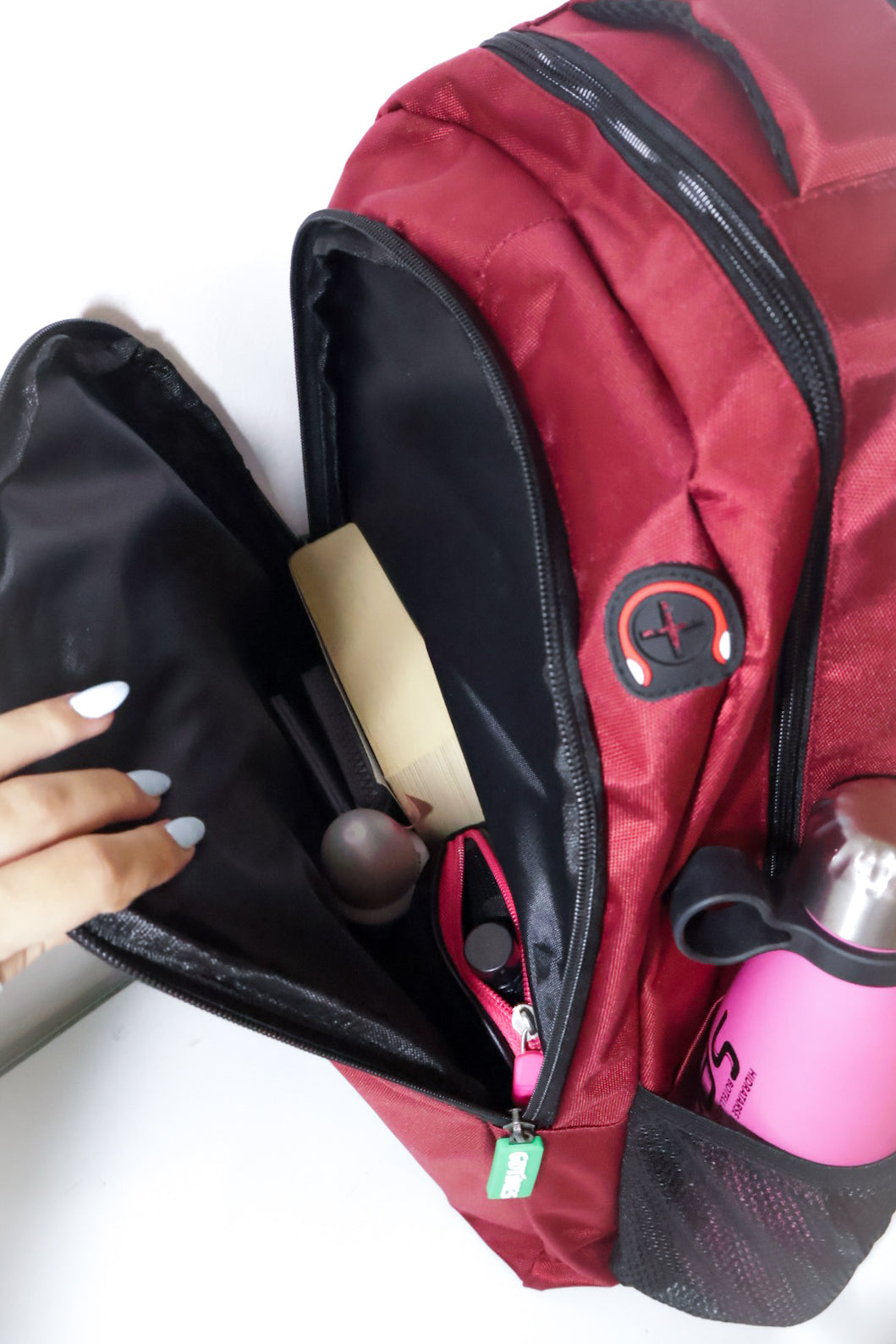 Mizar Sunpack - Mochila Solar con Panel USB y Luces LED